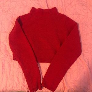 Knit crop sweater